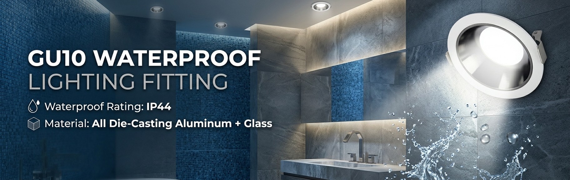 GU10 Waterproof Fittings